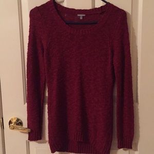 Maroon knit sweater 🌹